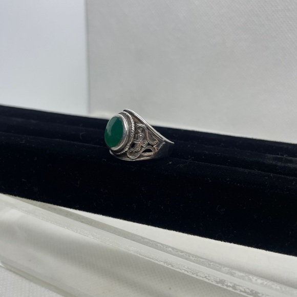 Antique Sterling Silver Ring​ - Picture 4 of 11